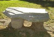 Custom Stone Bench