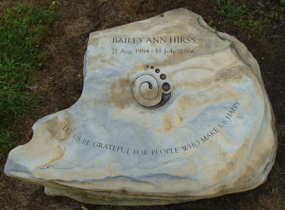 Hand-carved Stone Memorial